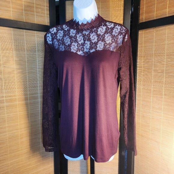 INC Lovely Purple sweater blouse - Picture 1 of 16